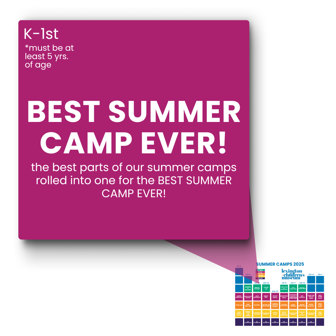 August 3 - 7: best summer camp ever! (K-1) - logo